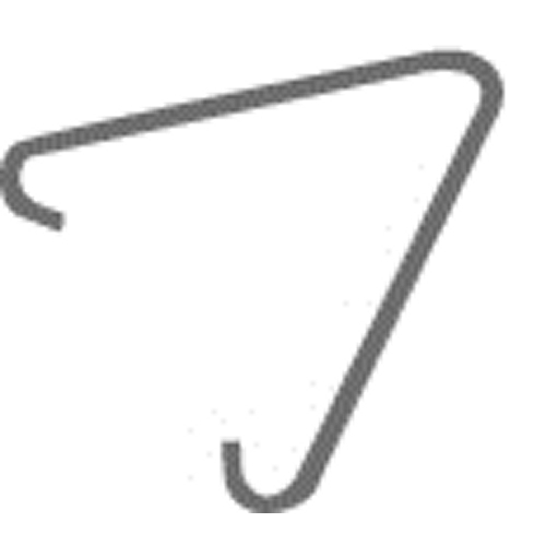 Product image for Cully 10 Gauge End Mount V-Hooks, Fluorescent Fixture Hangers, Zinc