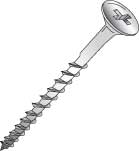 Product image for Cully 72948J 10 x 3" Square Drive 18-8 Stainless Steel, Deck Screw