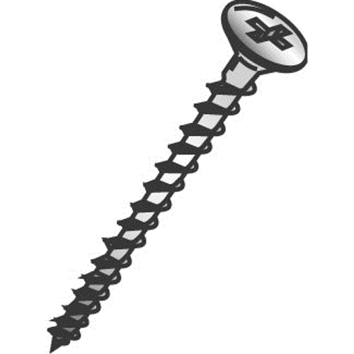 Product image for Cully 79981 10 x 5" Drywall Screw, Bugle Head, Coarse Thread, Phillips, Yellow Zinc