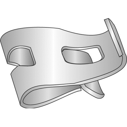 Product image for Cully 80011J #10-12-14 Green Grounding Clips, Green Zinc Chromate