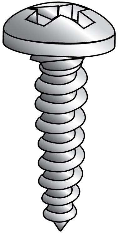 Product image for Cully 81020SSJ #10 x 1-1/4" Sheet Metal Screw (Tapping), Pan Head, Phillips, Type 18-8 Stainless Steel
