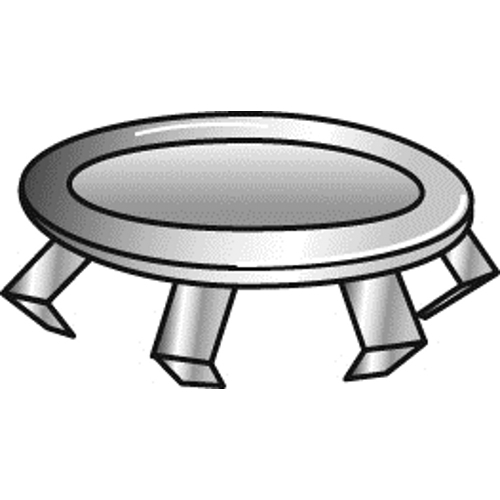 Product image for Cully 90032 1-1/4" Snap-In Knock Out Seal, Zinc Plated