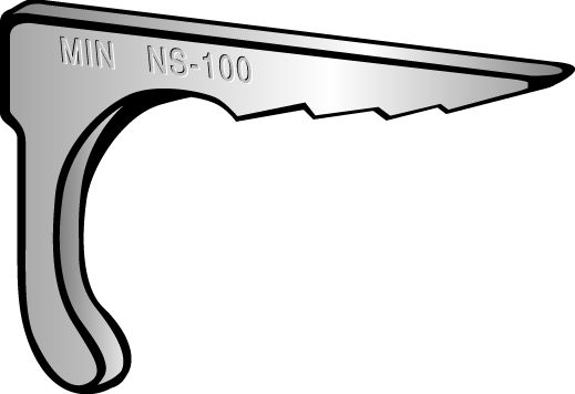 Product image for Cully 90116 Flat Nail Straps, Fits 1" EMT or 3/4" Rigid Conduit, 12 Gauge, Stamped, Pre-Galvanized