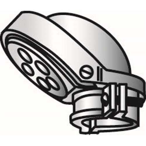 Product image for Cully 95122 3/4" EMT & Rigid/IMC Service Entrance Caps, Clamp-On, Aluminum