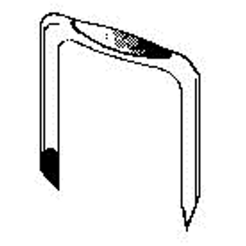 Product image for Minerallac I10R 1 x 1/2" Non-Insulated Cable Staples, Fits 2 Conductor #12 and #14 Non-Metallic Sheathed Cable and other cable