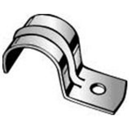 Product image for Minerallac K30 Jiffy Clip, One Hole Strap, Fits 1/2" EMT Conduit, Pre-Galvanized