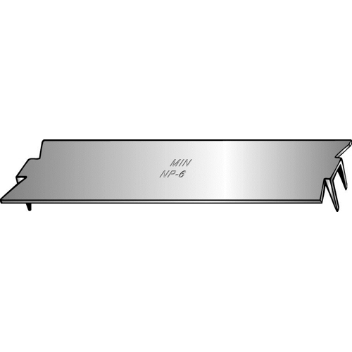 Product image for Cully NP6 6 x 1-1/2" Nail Plate, Pre-Galvanized