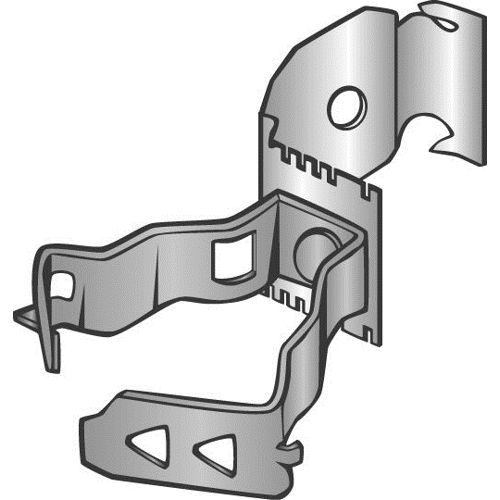 Conduit to Metal Stud Fastener, Hammer On Stud Clip, Closed Conduit Clip Fits 1/2