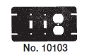 Mulberry; Gang Box Cover; Material: Steel; Finish: Galvanized; Shape: Rectangular Flat; Size: 8-7/8 IN Width X 4-11/16 IN Height; Old Number: 2T10DRGB; Number Of Gang: 3; Configurations: 2 Switch, 1 Duplex