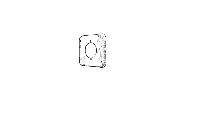 Mulberry; Electrical Box Cover; Range/Dryer Receptacle; Material: Steel; Finish: Powder Coated; Size: 4-11/16 IN X 1/2 IN Raised, 2.125 IN Diameter; Old Number: 72R3D; Universal Key Number: RSL13