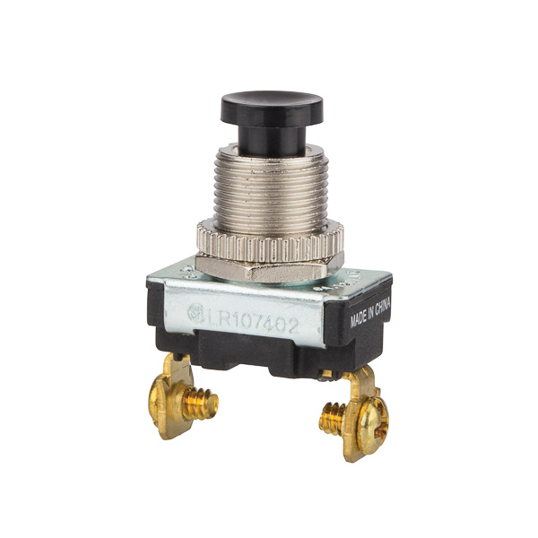 Plastic Screw Connection SPST N.O. Pushbutton Switch