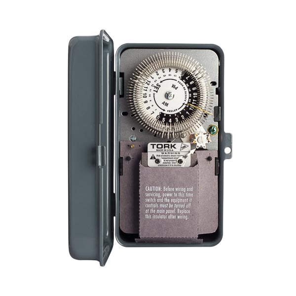 24 Hour Cycle Skip A Day Timer 20A 480V SPDT Indoor Metal Enclosure