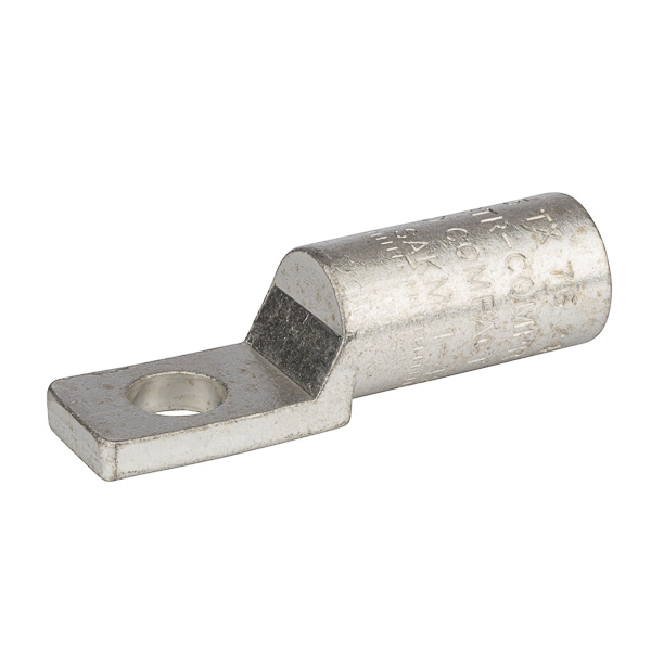 Cast Aluminum Meter Socket Lug 1 AWG - 1/2 Bolt Made of dead-soft EC grade aluminum. 840 common dies- one die installs on all sizes. For aluminum or copper conductors. Pre-filled with oxide inhibitor. Installing dies (color red): .840, 18, 324, TX, 76, 11A, 249.