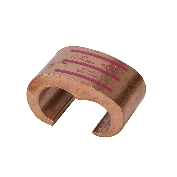 Heavy Duty Copper C Tap Grounding Connector for 300 MCM to 2/0 AWG APPLICATIONS: Copper 