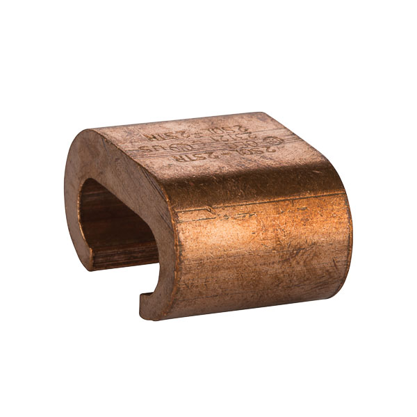 Heavy Duty Copper C Tap Grounding Connector for 2 AWG APPLICATIONS: Copper 