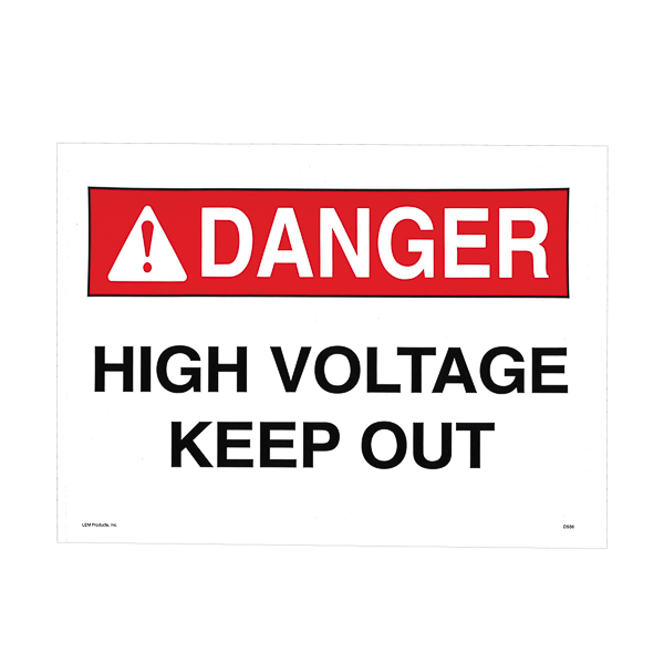 Safety Sign  - Danger Self Stick