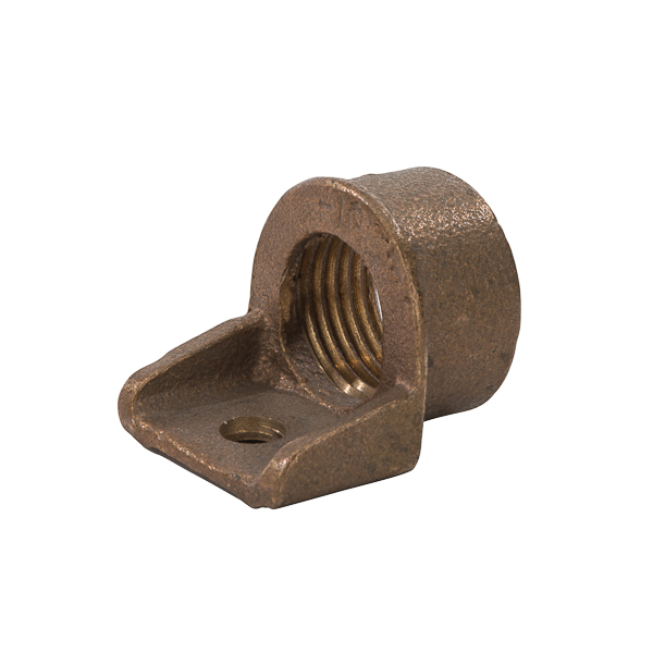 10 Sol - 4 Str Economy 360 Degree Hub for Ground Clamps Threaded hub cast of high-strength, highly conductive bronze. Used with ground clamp to ground conductor to water pipe.