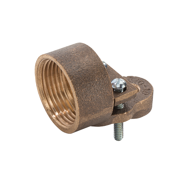Product image for NSI GHM-100 1 Inch 10 to 3/0 AWG Bronze 360 Degrees Swing Conduit Hub