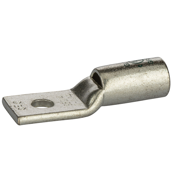 1 HoleShort Barrel Copper Compression Lug w/ PeepHole1 AWG-1/4