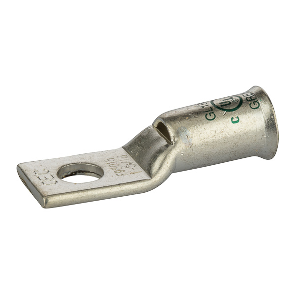 1 Hole Short Barrel Copper Compression Lug for Flexible Copper Cable 1AWG - 5/16