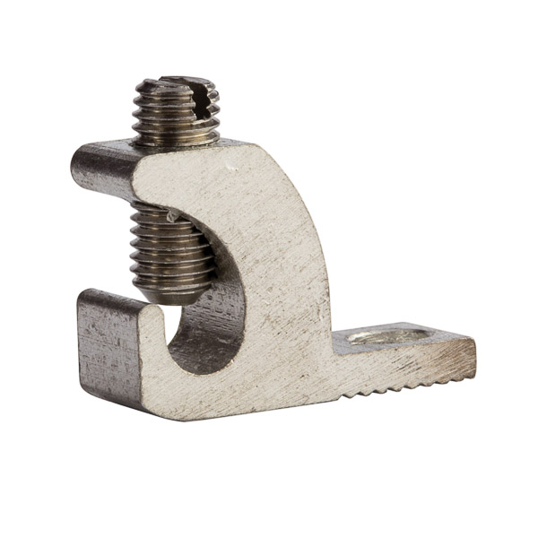 Lay In Connector 4 - 14 AWG Lay-in connectors offer the ultimate in flexibility. Excellent for grounding and continuous loop applications. Made of 6061T-6 aluminum alloy. Electro-tin plated for low contact resistance. Suitable for use with both copper and aluminum conductors. Rated 600V (2000V max. per UL486B). UL 486A/B Listed. Temperature rating 90 degrees C.