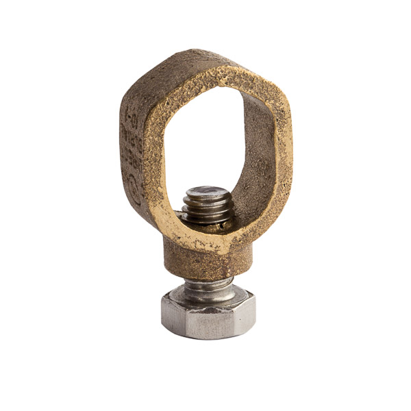 Standard Duty Silicon Bronze Ground Rod Clamp for 3/4 Inch Rod Standard Duty Ground Rod Clamps are made from silicon bronze with 304 stainless steel screws for maximum strength. cULus Listed 467 Grounding and Bonding.