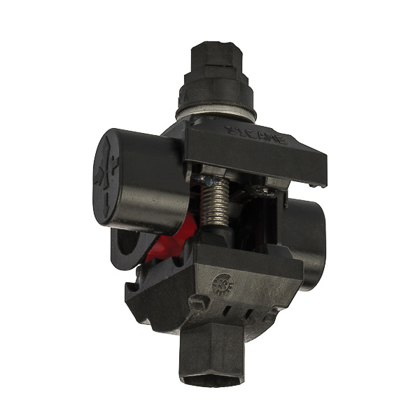 Insulation Piercing Connector 1/0 - 8 AWG Insulation piercing connectors are made for use with copper-copper, copper to aluminum and aluminum to aluminum applications. They are safe to use and are completely insulated, no need to strip wire. They can be installed on energized conductors with no contact at any point. No spacer required between connections. Exclusive 