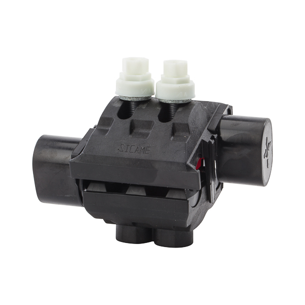 Insulation Piercing Connector 750 - 250 MCM Insulation piercing connectors are made for use with copper-copper, copper to aluminum and aluminum to aluminum applications. They are safe to use and are completely insulated, no need to strip wire. They can be installed on energized conductors with no contact at any point. No spacer required between connections. Exclusive 