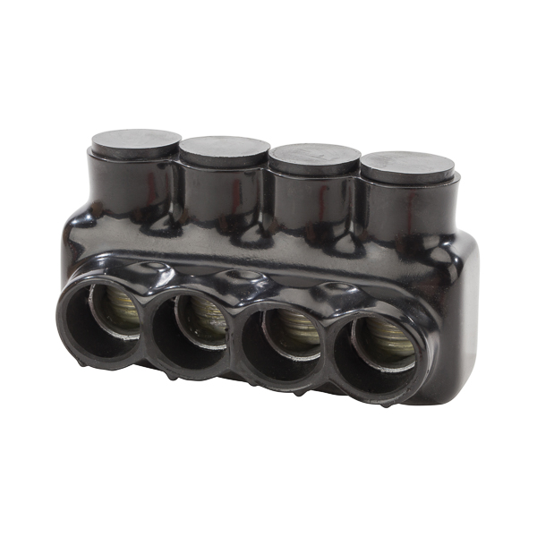4 Wire Polaris 750 - 250 MCM Insulated Multi-Cable Connector Polaris Insul-Tap Connectors are suitable for connecting four wires. Abrasion and chemical resistant. UV rated. Will not support combustion. Cold temperature rated to -45 degrees Celsius. Dual rated for use with copper and/or aluminum cables. 600 volts. Not recommended for fine-stranded, flexible wire (see Polaris Grey Series).