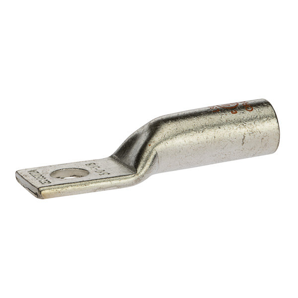 1 Hole Long Barrel Copper Compression Lug 3&frasl-0 AWG - 3/8