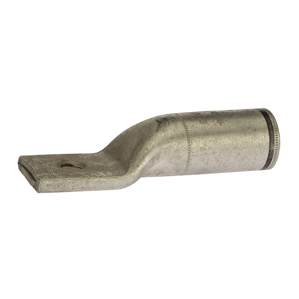 1 Hole Long Barrel Copper Compression Lug 750 MCM - 1/2