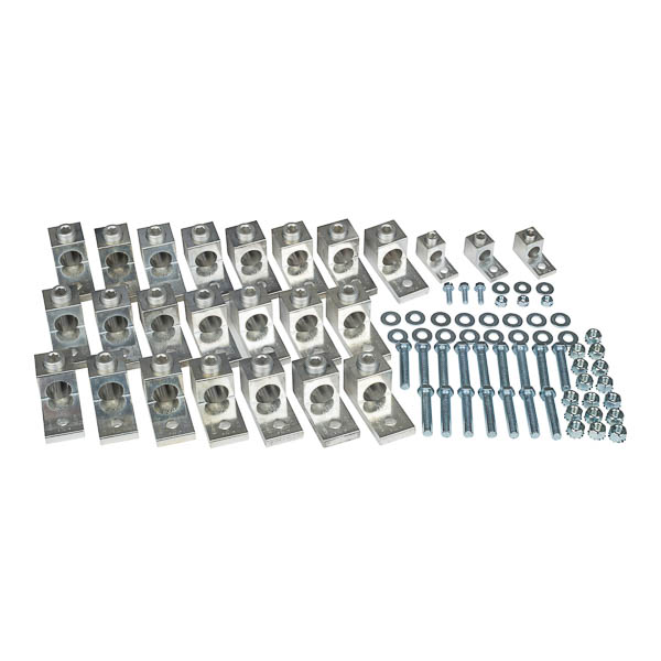 Transformer Lug Kit KVA Size (100-167 1 ø) (150-300 3 ø) Transformer Lug Kit contains terminal lugs that are dual rated for use with both copper and aluminum cables.