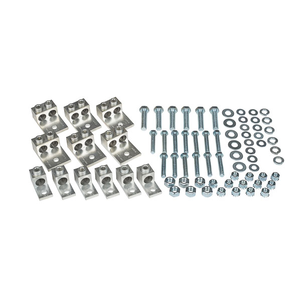 Transformer Lug Kit KVA Size (75-100 1 ø) (100-150 3 ø) Transformer Lug Kit contains terminal lugs that are dual rated for use with both copper and aluminum cables.