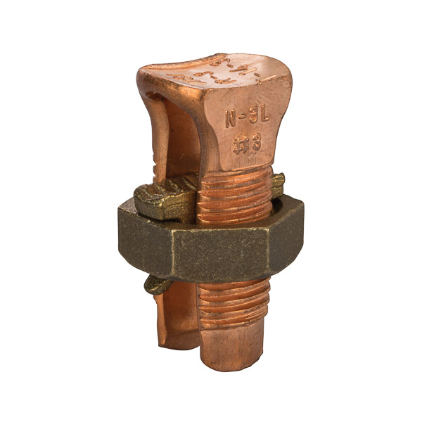 3 Wire Copper Split Bolt Connector 3 AWG Copper Split Bolt Connectors are high-strength solderless service connectors made of high-copper alloy for copper and copperweld wires. Type for three maximum wire sizes.