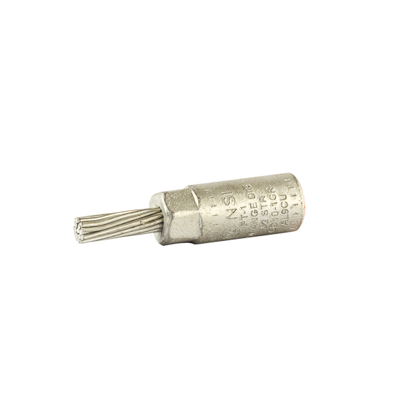 Stranded Bi-Metallic Pin Terminal 1 AWG Stranded Bi-Metallic Pin Terminals is designed to facilitate termination of aluminum conductors. Tin-plated stranded copper pin. Connector bores are coated with oxide inhibitor. Supplied with EPDM insulating cover. UL 486B listed. Rated 600 volts.