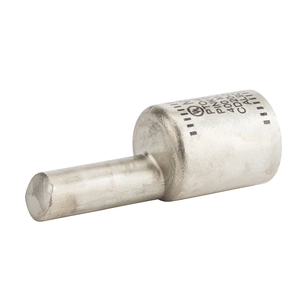 NSI PTO400 OFFSET ALUMINIUM TIN PLATED PIN TERMINAL 400 MCM WIRE SIZE