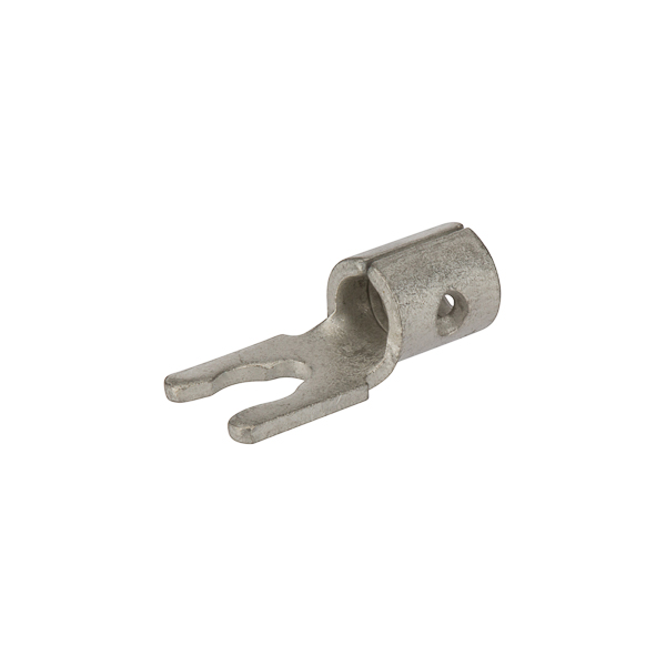 12-10 AWG Bare Locking Spade, Bulk