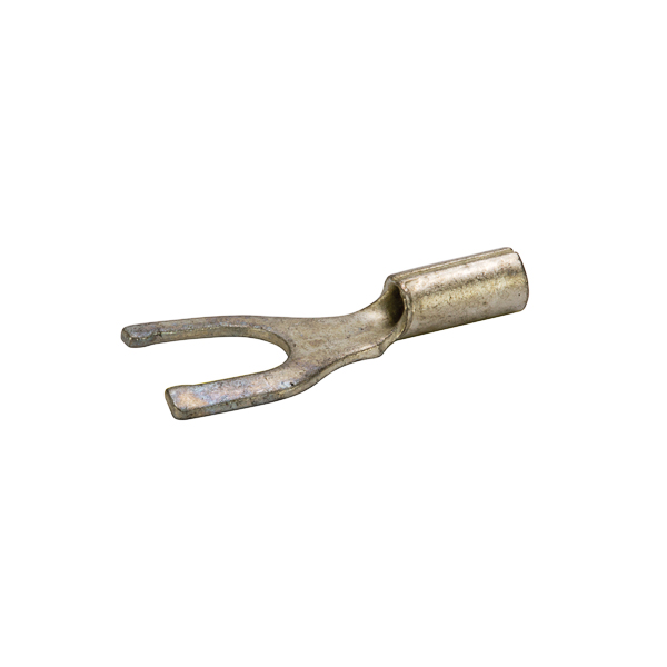 22-18 AWG Bare Spade #10 Stud, 100/Pack