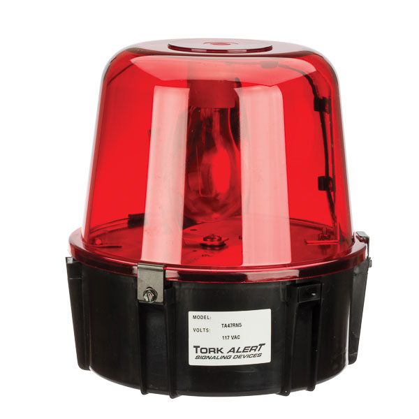 Tork All Purpose 360 Degree Rotating Beacon Industrial Warning Light- Red APPLICATIONS: 1/2