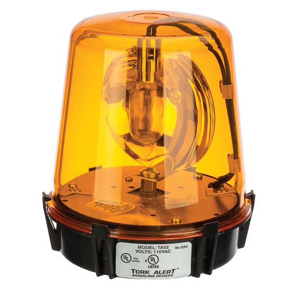 Tork Compact Rotating Beacon Industrial Warning Light- Amber APPLICATIONS: 1/2