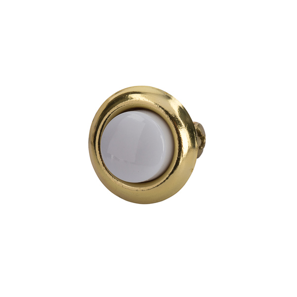 Tork Non-Illuminated Push-Button APPLICATIONS: For outdoor use to activate low voltage bells, buzzers, horns or any other audible signal. Ideal for factory doors, receiving departments, small office buildings, limited access retail stores and private homes. FEATURES: VOLTS: Up to 24VAC COLOR: Brass SIZE: 5/8