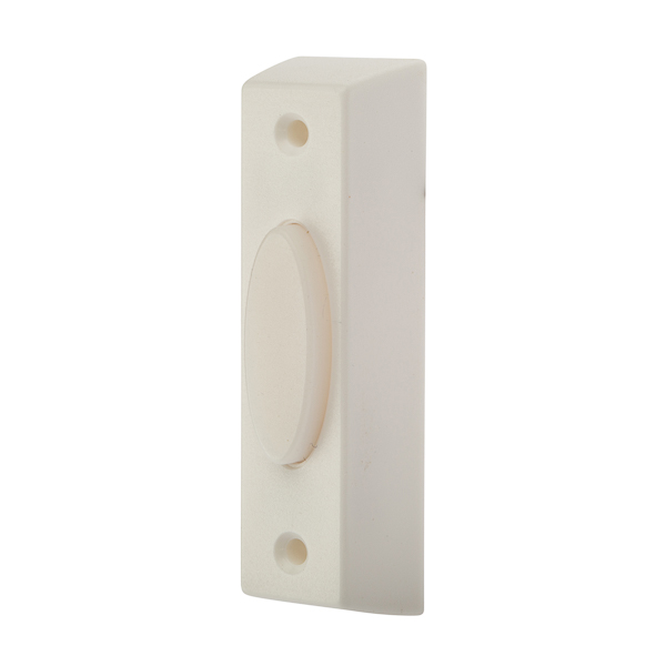 Tork Illuminated Push-Button APPLICATIONS: For outdoor use to activate low voltage bells, buzzers, horns or any other audible signal. Ideal for factory doors, receiving departments, small office buildings, limited access retail stores and private homes. FEATURES: VOLTS: 8-24VAC COLOR: White SIZE: 2 3/4