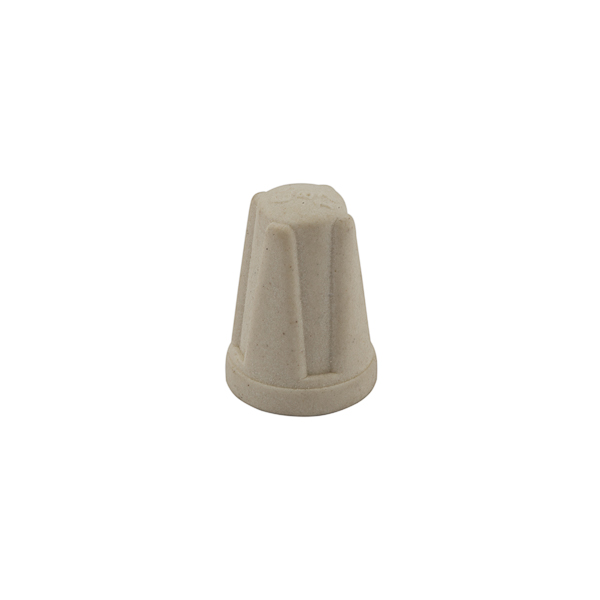 Easy-Twist Ceramic Twist-On Connectors - Small 22-14 AWG - 100 Pack APPLICATIONS: Easy-Twist Ceramic Twist-On Wire Connectors are made from high quality ceramics and have excellent electrical and heat resistant properties. They have a maximum working temperature of 1000 degrees F (537 degrees C) and are specified instead of plastic for applications above 200 degrees F (93 degrees C). Typical uses include appliances, high powered lighting fixtures, ceiling fans, heaters, plastic extrusion / injection molding barrels and similar high-temperature applications.