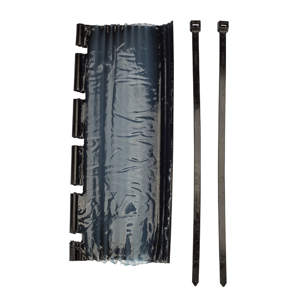 Easy-Splice Wrap Around Gel Splice Kit - 500 MCM to 6 AWG - 10 Inch Easy-Splice wrap-around gel splice closure sleeves quickly insulate and seal buried electrical connections rated up to 1,000 volts. Engineered to handle direct burial and manhole applications, these splice enclosure sleeves are equally well suited for insulation and jacket repair. Simply wrap and snap the sleeve on any cable in the use range. The sealant gel in the sleeve seals on contact. The splice closure sleeve can be applied on all common compression connectors and low voltage cables, as well as in-line mechanical connectors. Qualified to ANSI C119.1-1986 for underground splicing. A minimum seal length is required on each side of the connector opening or jacket damage. Use this guideline for minimum seal distance: WAGS-4/0 Series: 1.50