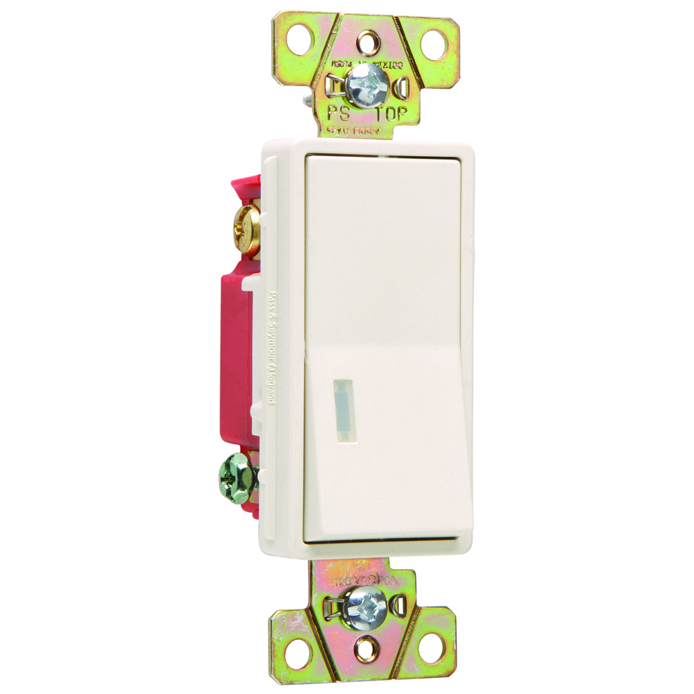 P&S 2626LA DECORATOR SWITCH 3WAY ILL 20A 120V GROUNDED Gordon