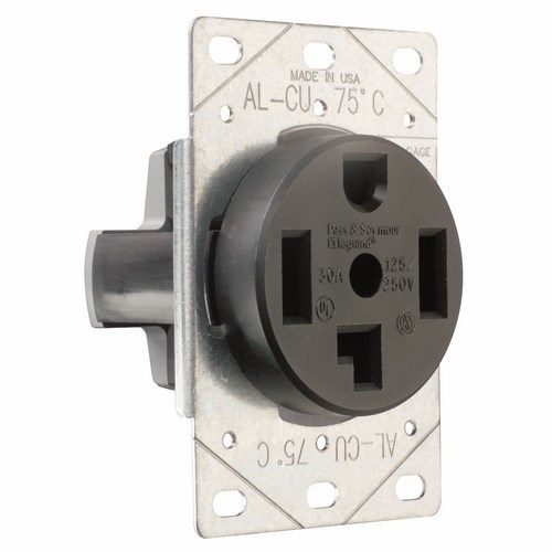 P&S 3864 STRAIGHT BLADE RECEPTACLE 30A 125/250V Gordon Electric
