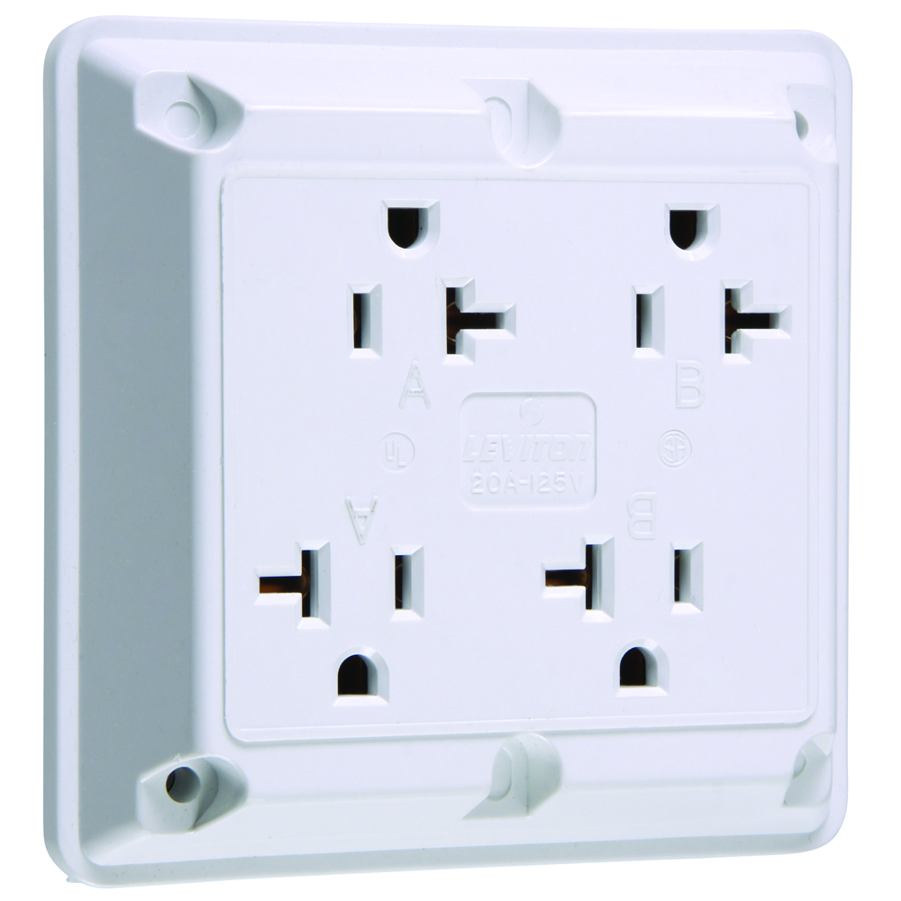 P&S 420W QUAD RECEPTACLE 20A 125V W Gordon Electric Supply, Inc.