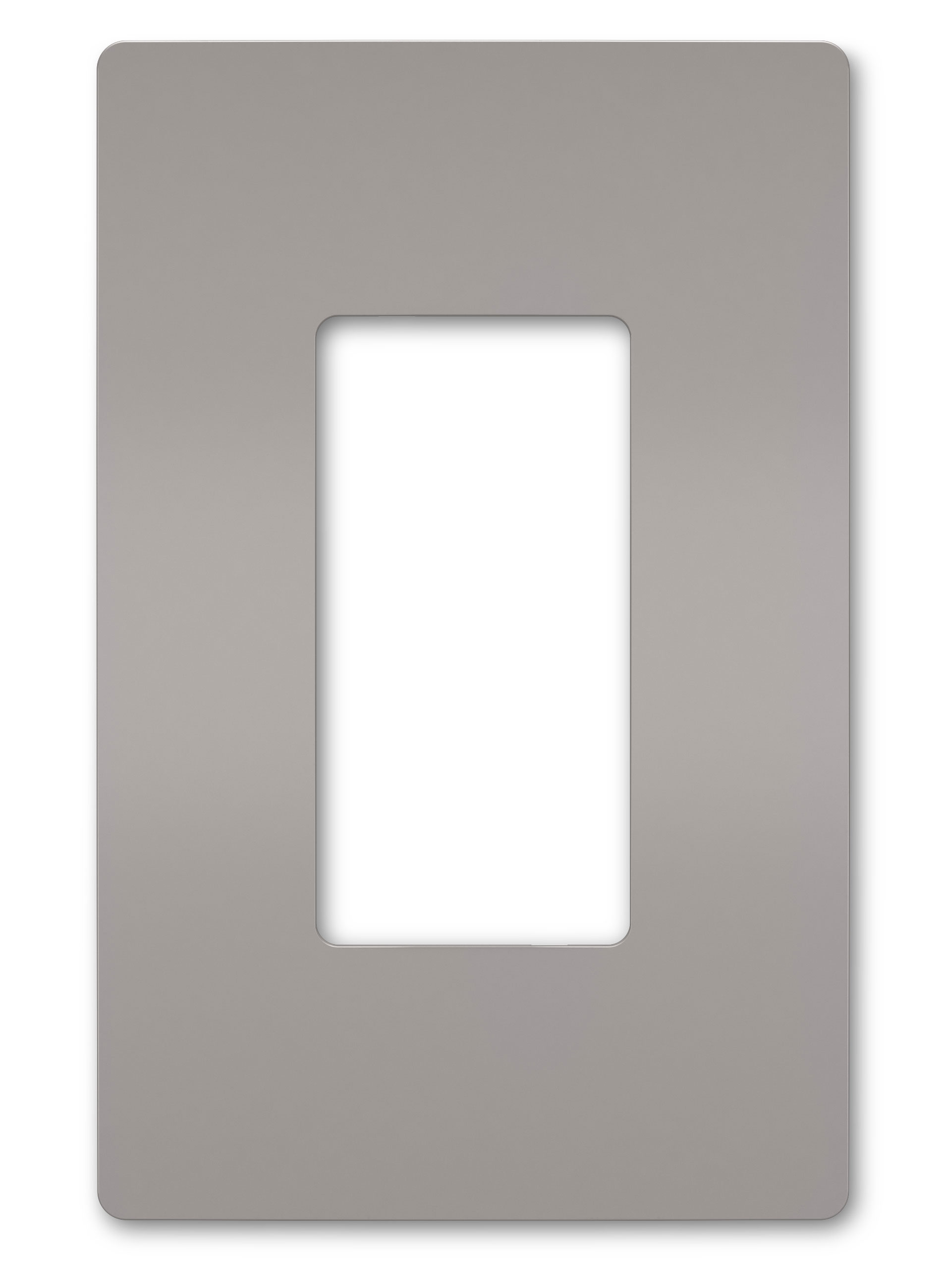 Product image for Pass & Seymour RWP26-GRY 1Gang Screwless Wall Plate, Radiant® - Gray