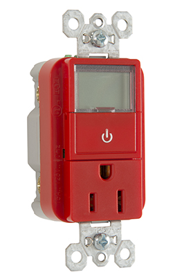 Product image for P&S PLT26251RED PLUGLOAD TIMER 15A