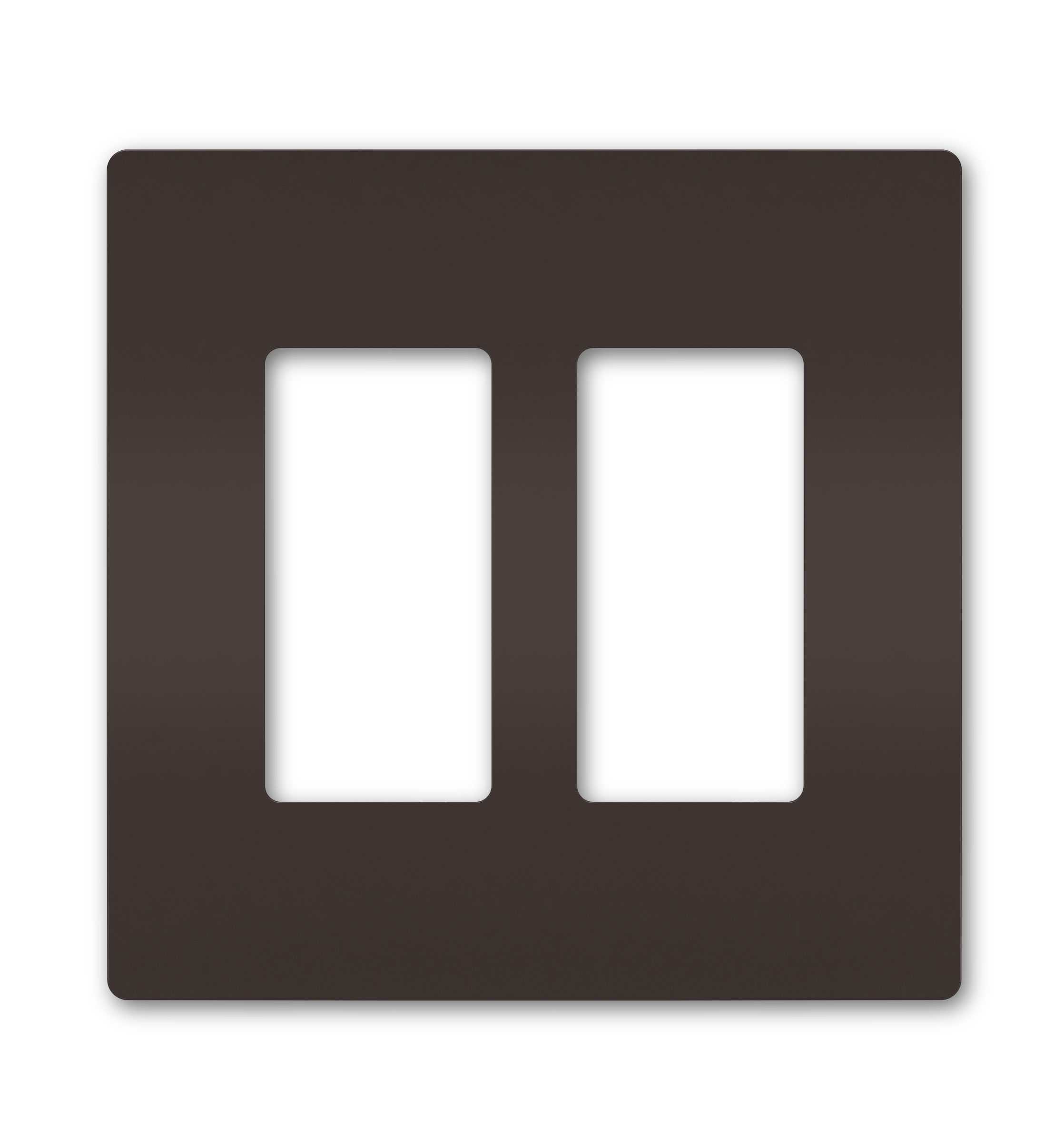 Product image for Pass & Seymour RWP262 2Gang Screwless Wall Plate, Radiant® - Brown